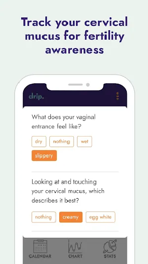 drip menstrual cycle and fertility tracking